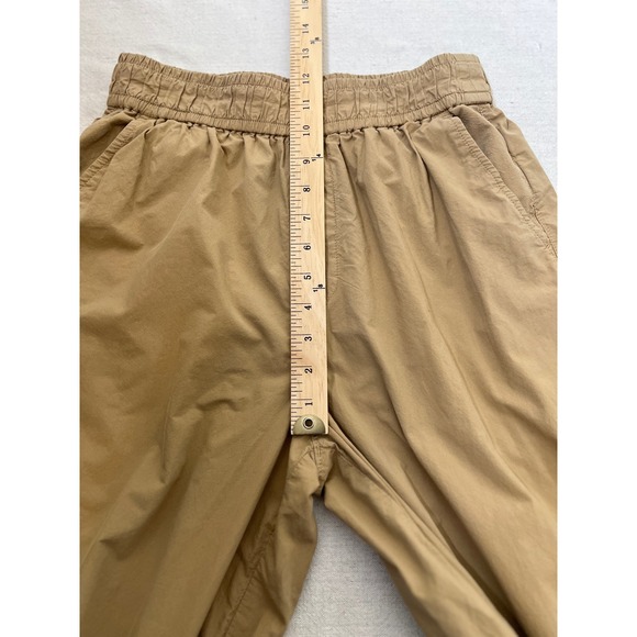 Madewell‎ Pull-On Wide-Leg Poplin Pants in Khaki Women's Size Small - Picture 6 of 9